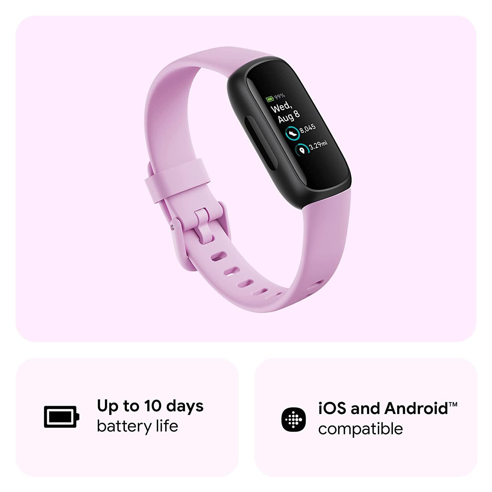 Buy fitbit Inspire 3 Fitness Tracker with Stress Management